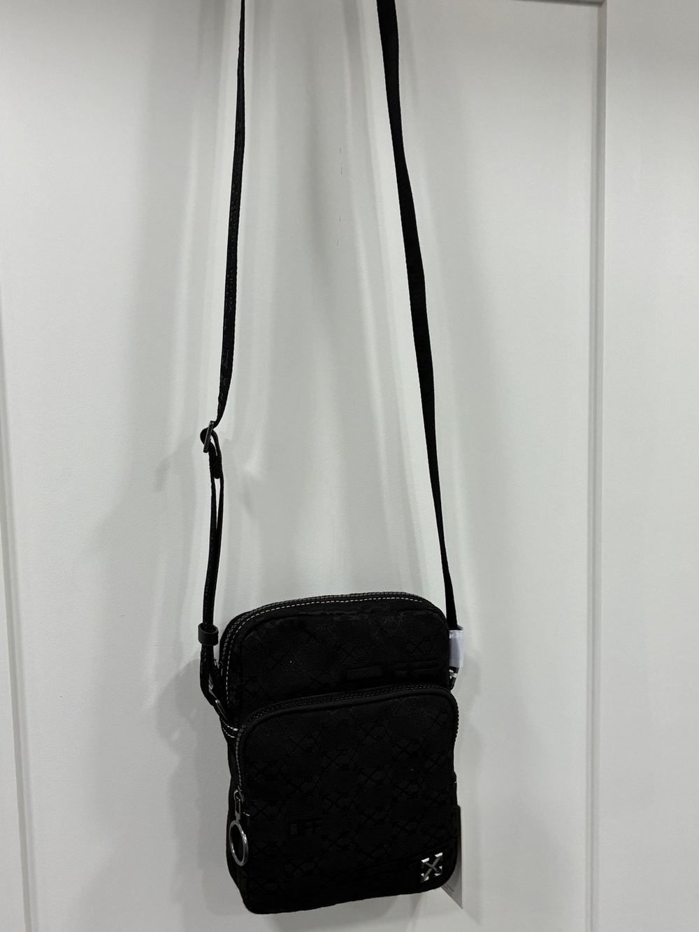OFF-WHITE Black Monogram Crossbody Bag – NWT